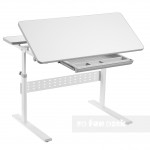 Детская растущая парта трансформер Fun Desk Colore, Grey (95 см; 54-76см)