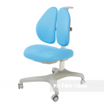 Кресло для школьника FunDesk Bello II Blue, Pink, Grey (36-58см)