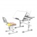 Комплект растущая парта и стул с чехлом RIFFORMA Comfort-07, разные цвета (80см; 54-76см)
