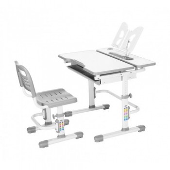Комплект растущая парта и стул с чехлом RIFFORMA Comfort-07, разные цвета (80см; 54-76см)